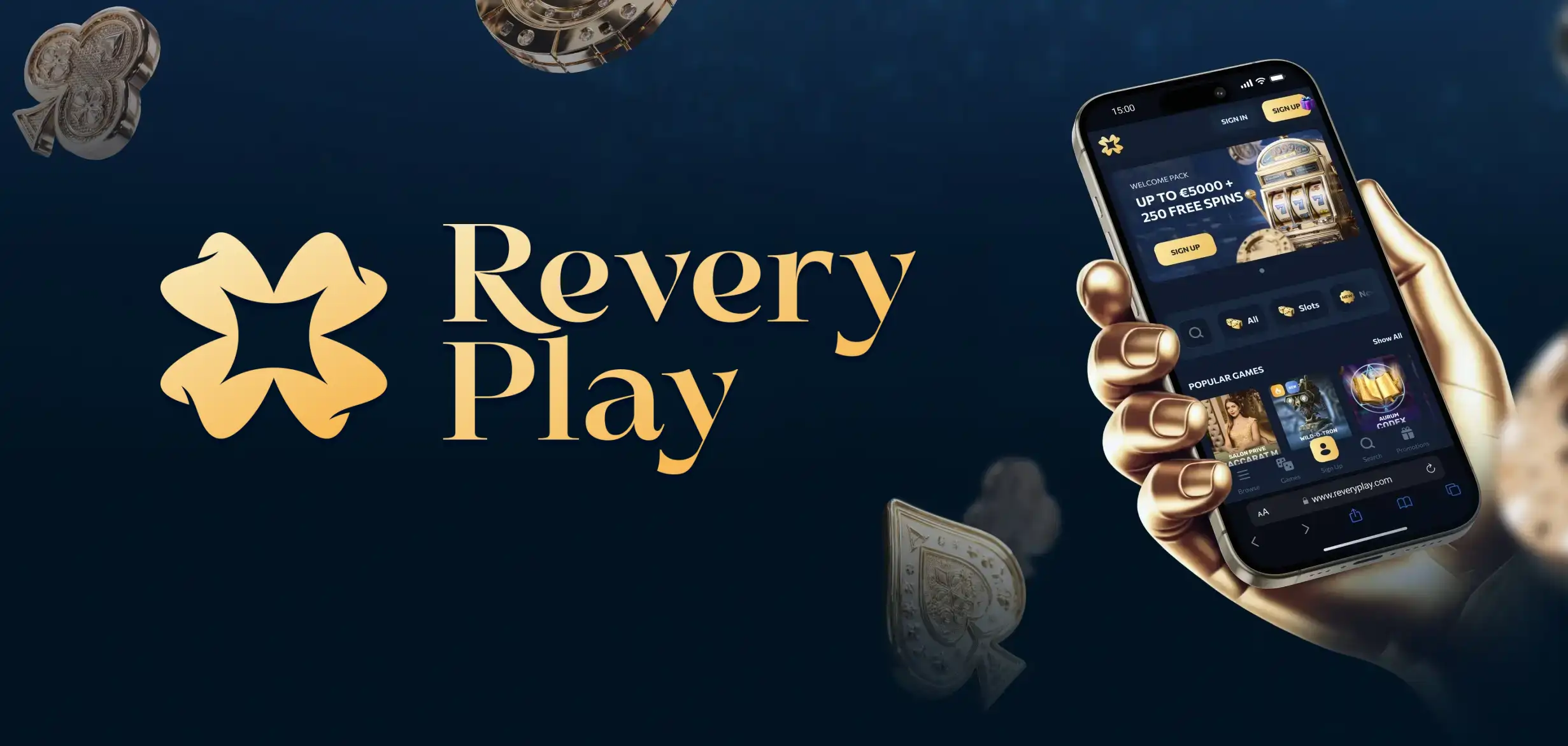 Revery Play Casino App Screenshot